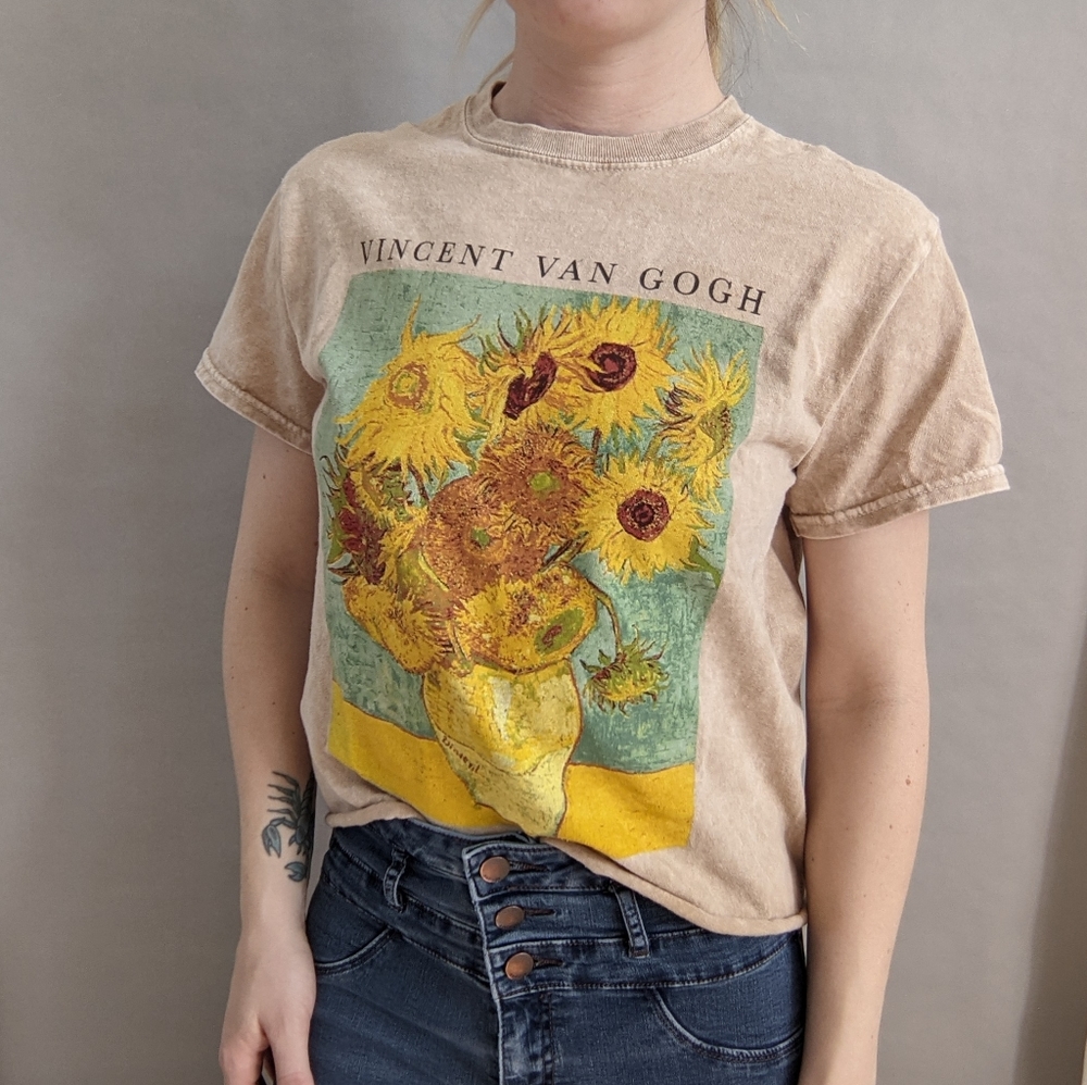 Vincent Van Gogh Sunflower Shirt